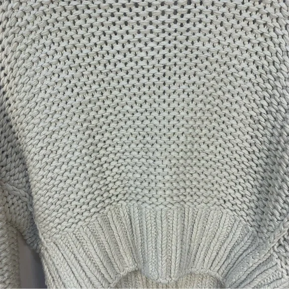 Free People My Only Sunrise Chunky Open Cable Knit Oversized Slouchy Sweater - Picture 8 of 16